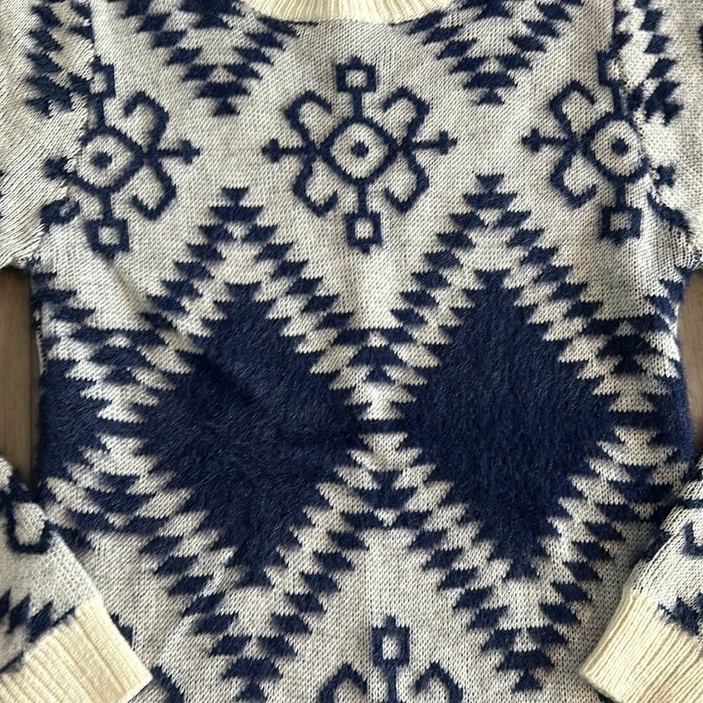 BACIANO WOOL BLEND TUNIC SWEATER EEEUC RETAILS OVER $150 SIZE SM - Picture 3 of 5